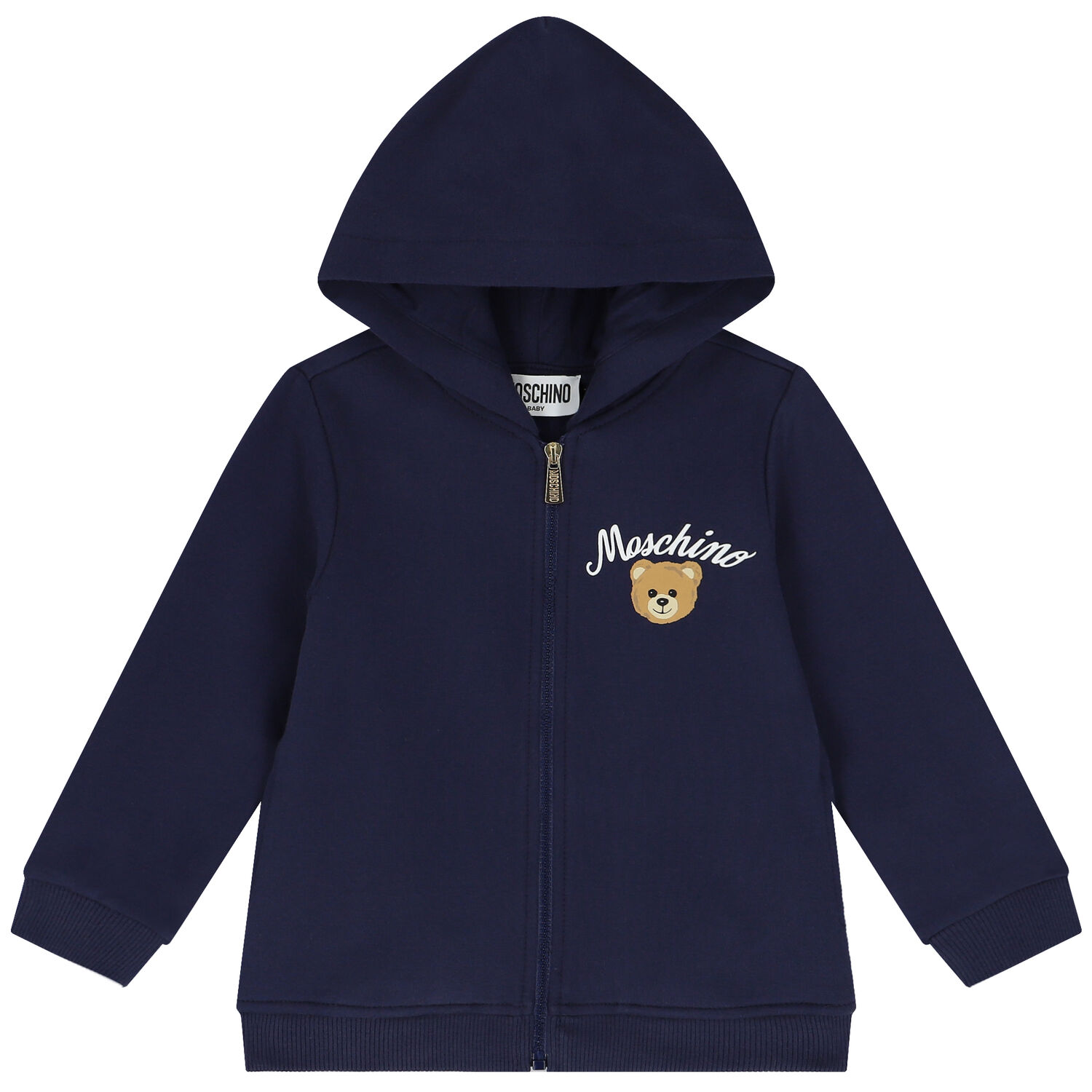 Navy Blue Teddy Bear Logo Tracksuit, 4, hi-res image number null