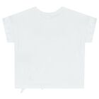 طقم بنات تنورة باللون الأبيض والبرتقالي, 1, hi-res