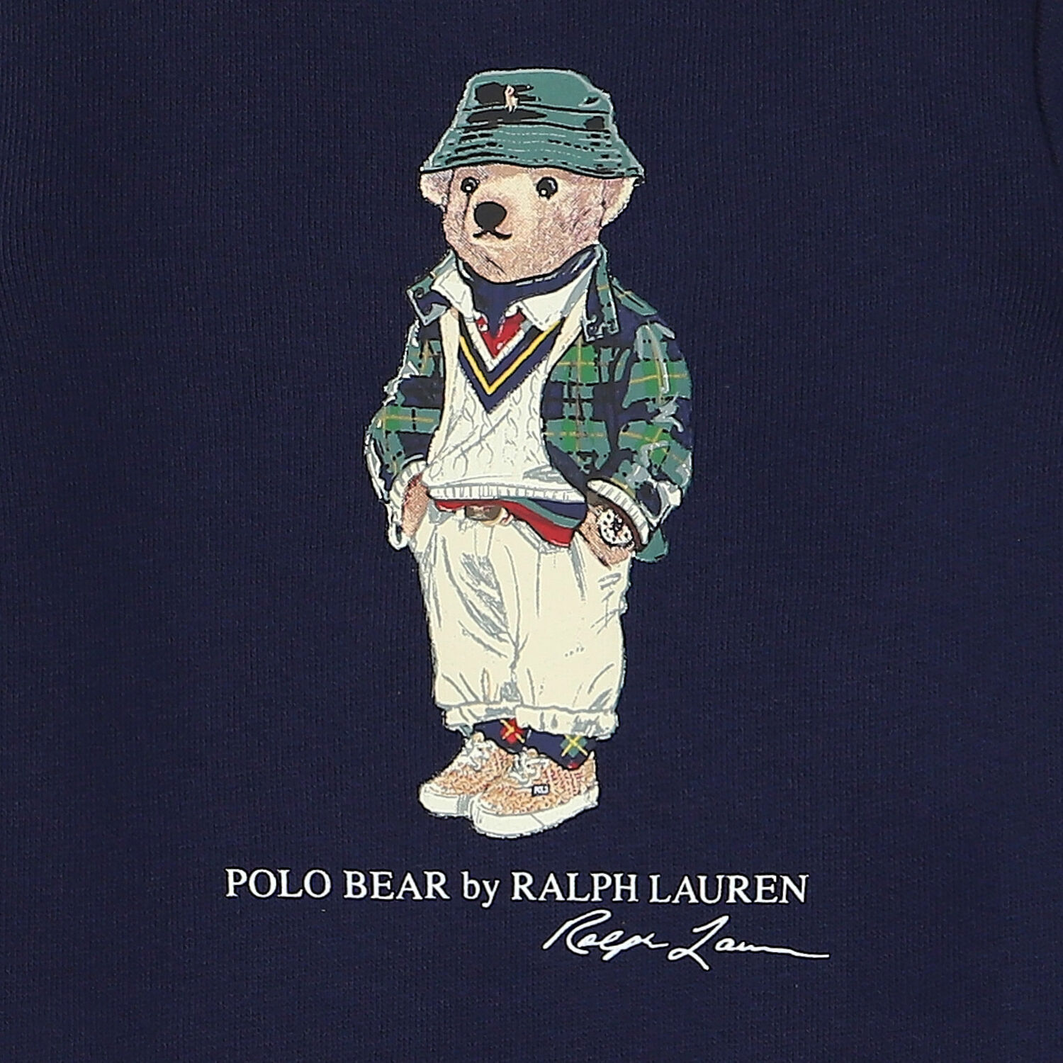 رومبير أولاد بطبعة الدب باللون الكحلى, 1, hi-res