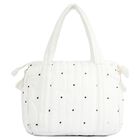 White Polka Dot Baby Changing Bag ( 27cm ), 1, hi-res