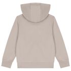 بدله رياضيه للاولاد بالشعار باللون البيج والاسود, 1, hi-res