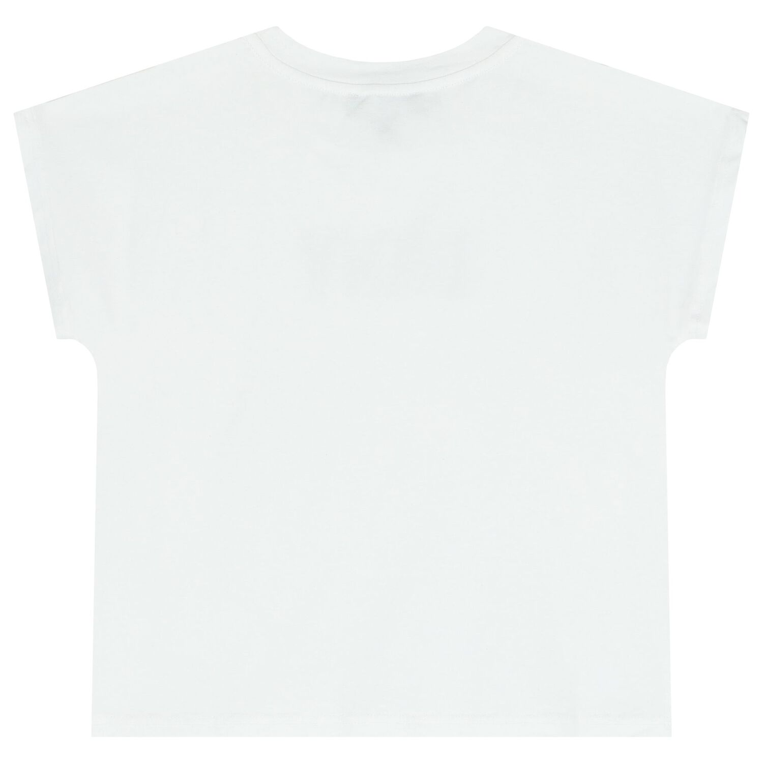 Girls White Logo T-Shirt, 2, hi-res image number null