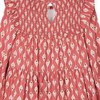 Girls Pink Honeycomb Dress, 1, hi-res