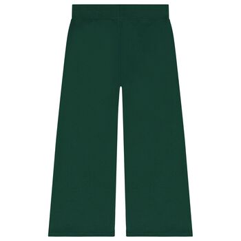 Girls Green Logo Joggers
