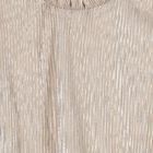 طقم تنورة بليسيه باللون الذهبي للبنات, 1, hi-res