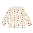 Boys Ivory Festive Pyjamas, 1, hi-res
