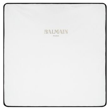 White Logo Blanket