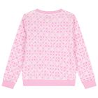 Girls Pink Logo Sweatshirt, 1, hi-res