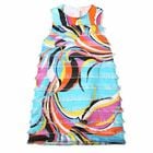 فستان بناتي مطبع باللون الازرق, 1, hi-res