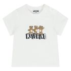 Younger White & Yellow Teddy Bear Shorts Set, 3, hi-res