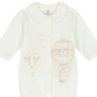 Ivory & Beige Hot Air Balloon Babygrow, 3, hi-res