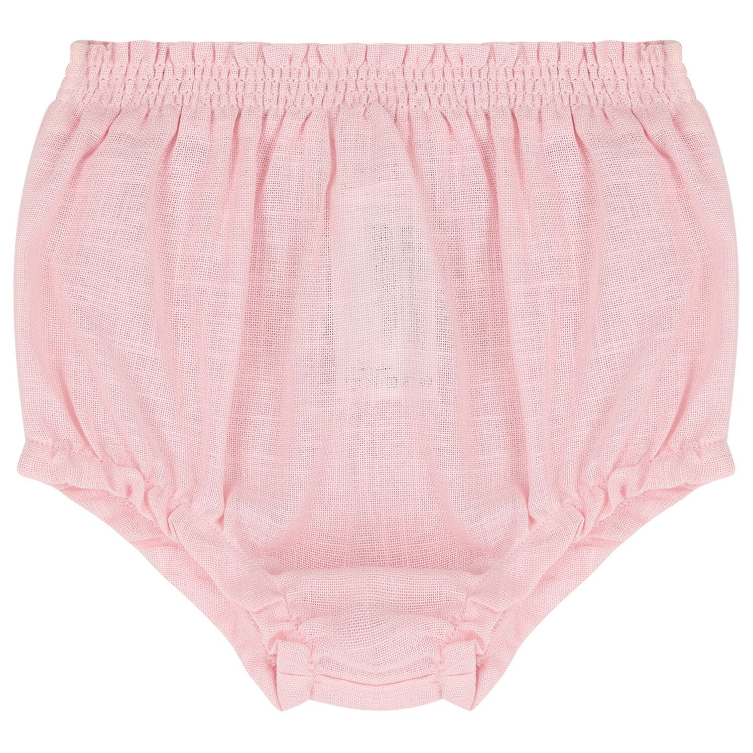 Baby Girls White & Pink Shorts Set, 1, hi-res