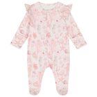 Baby Girls Pink Coral Shells Babygrow Gift Set , 1, hi-res