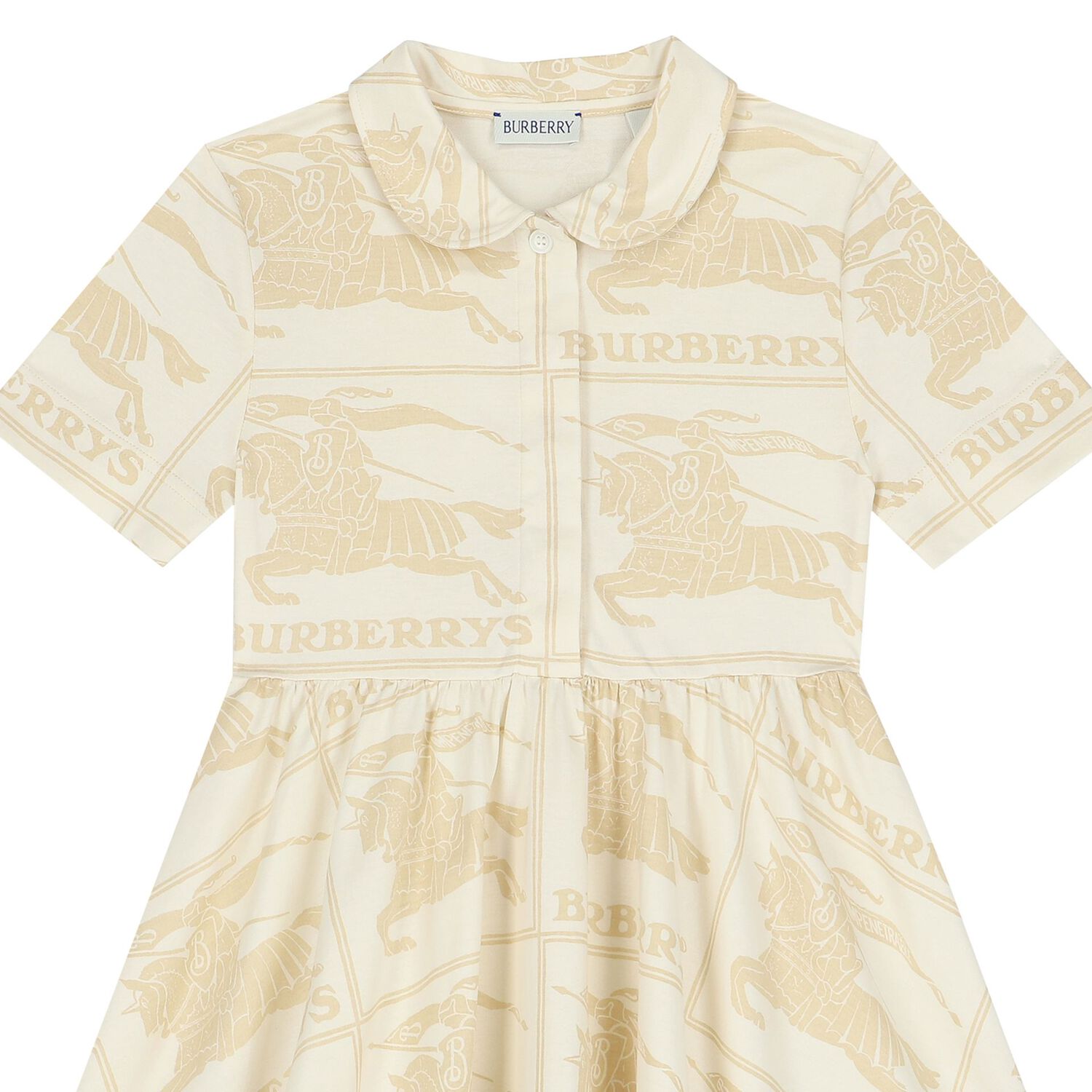 Girls Ivory & Beige Knight Dress, 1, hi-res