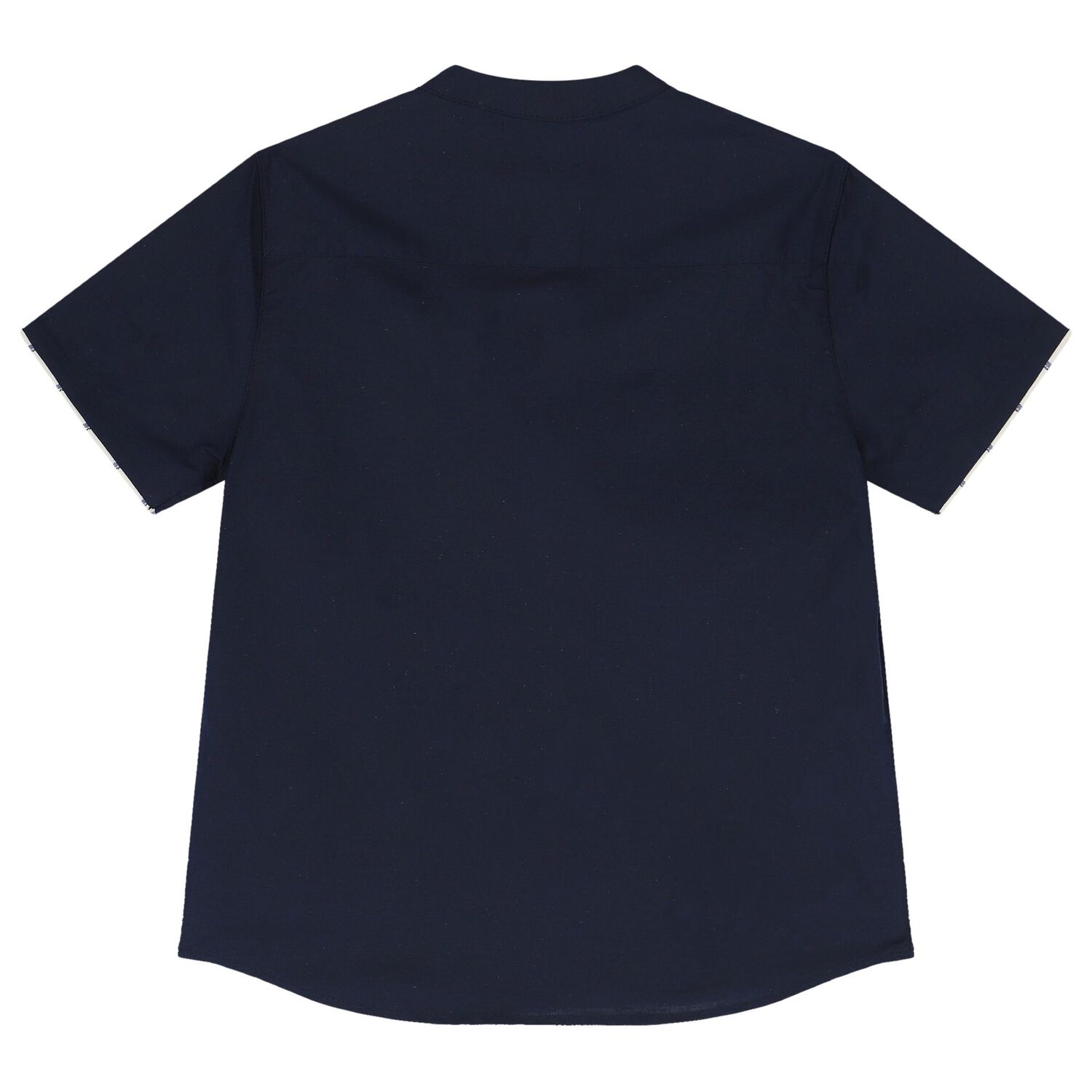 طقم أولاد شورت مخطط باللون العاجي والكحلي, 2, hi-res