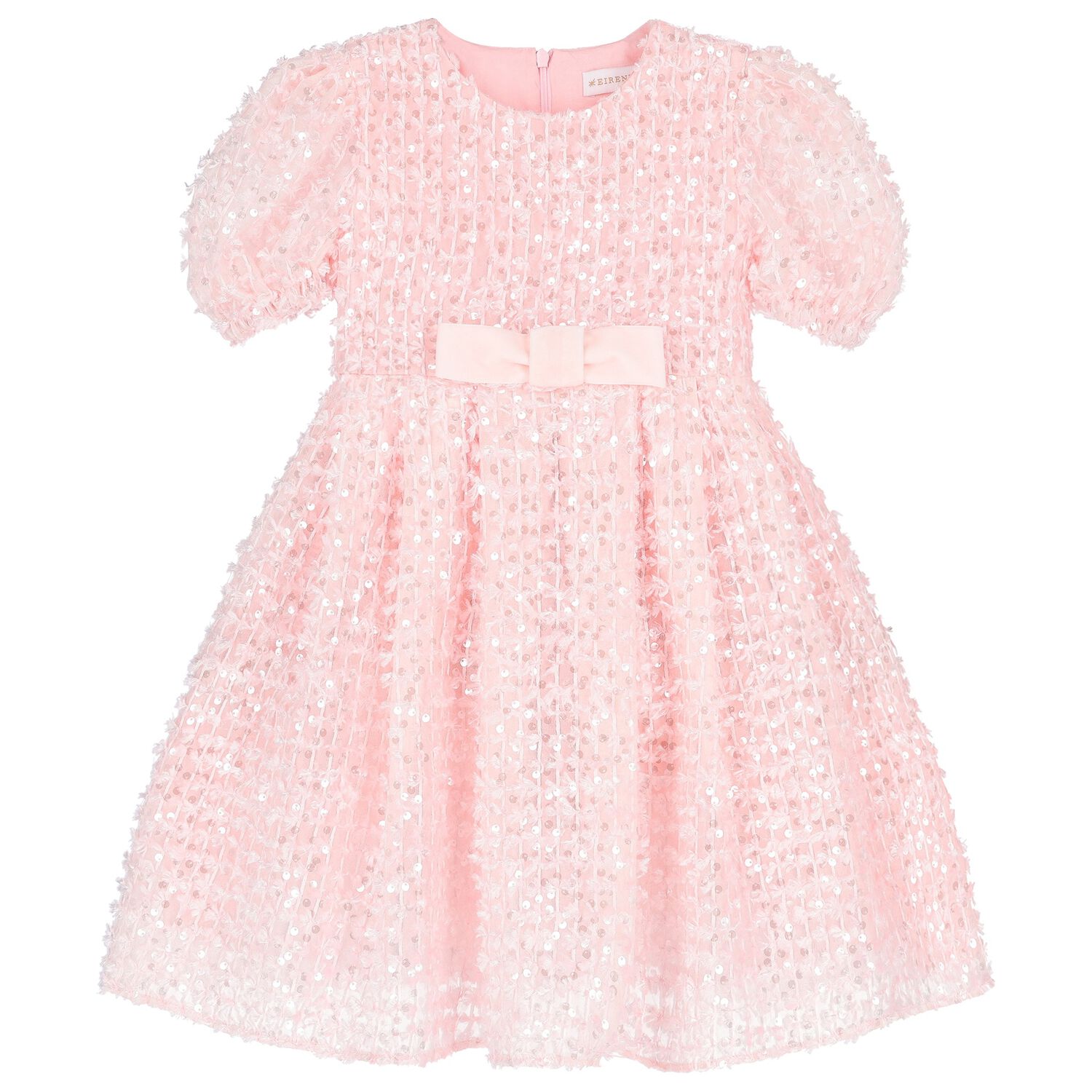 Girls Pink Embellished Sequin Dress, 1, hi-res image number null