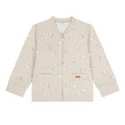 طقم رياضي للأولاد الصغار باللونين البيج والأزرق (3 قطع), 1, hi-res