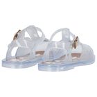 صندل جيلي شفاف بالشعار للبنات, 1, hi-res