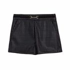 Girls Black Shorts, 1, hi-res