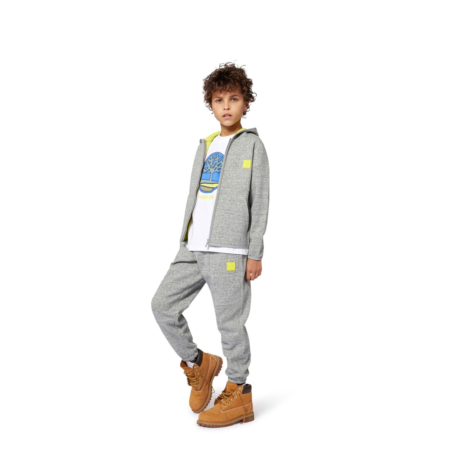 تيشيرت اولاد بالشعار باللون الابيض, 1, hi-res image number null