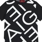 Boys Black Logo T-Shirt, 1, hi-res