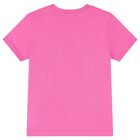 Girls Pink Logo T-Shirt, 5, hi-res