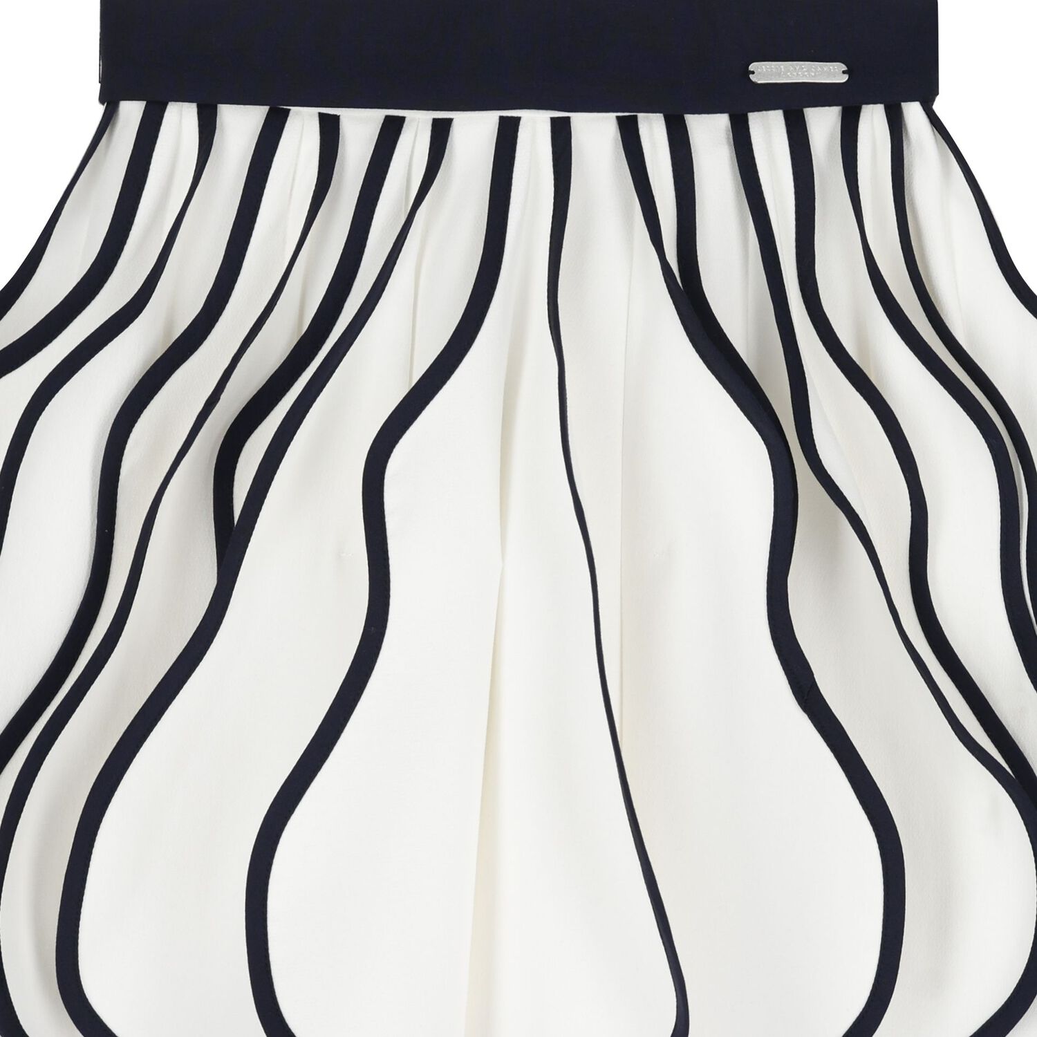 فستان بنات باللون الابيض والكحلى , 1, hi-res image number null