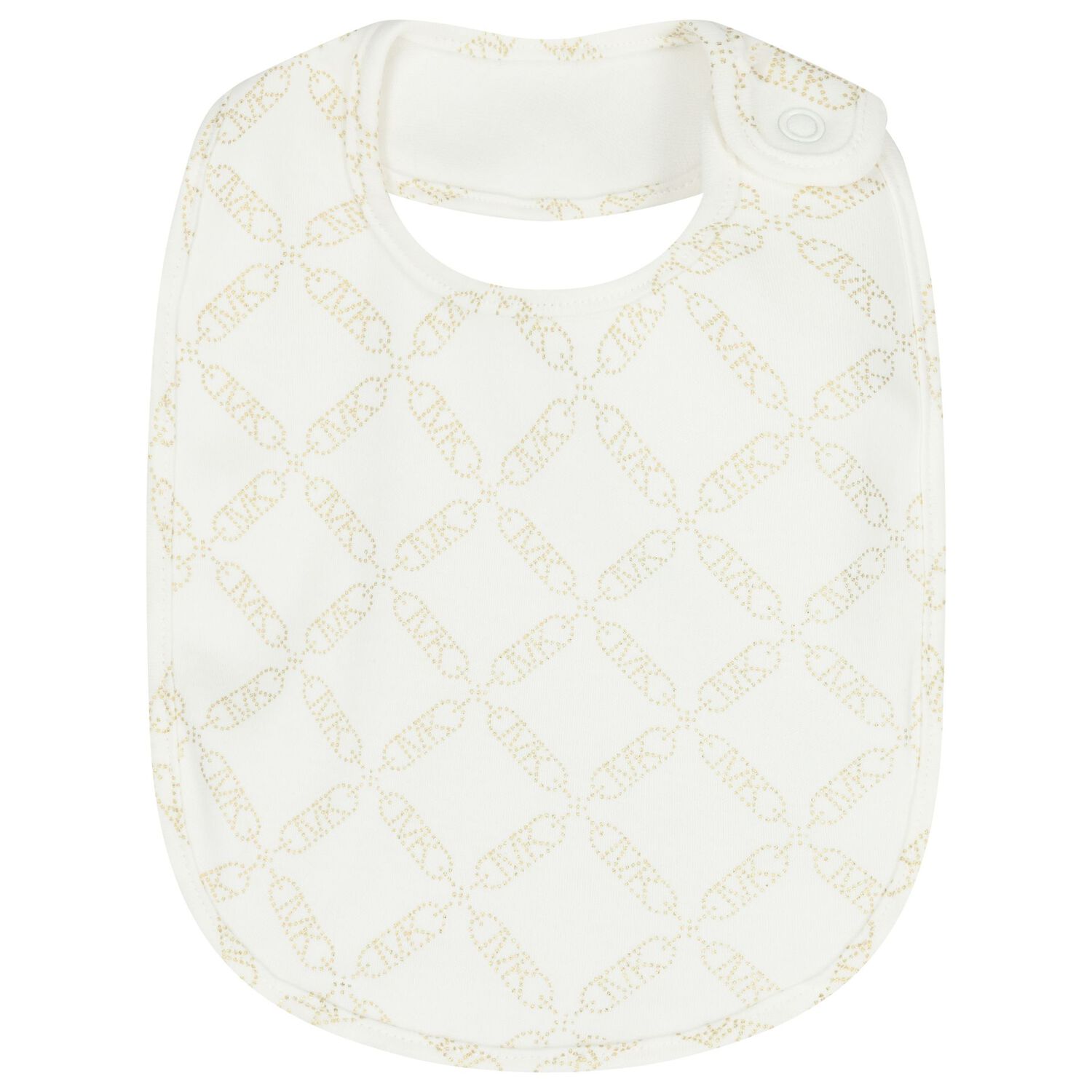 طقم هدايا ملابس أطفال بناتي باللون العاجي والذهبي, 1, hi-res image number null