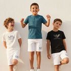 قمصان بشعار النسر باللون الأزرق والأسود والأبيض (عبوة من 3 قطع), 1, hi-res