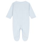 Baby Boys Blue Just Giraffe Babygrow, 1, hi-res