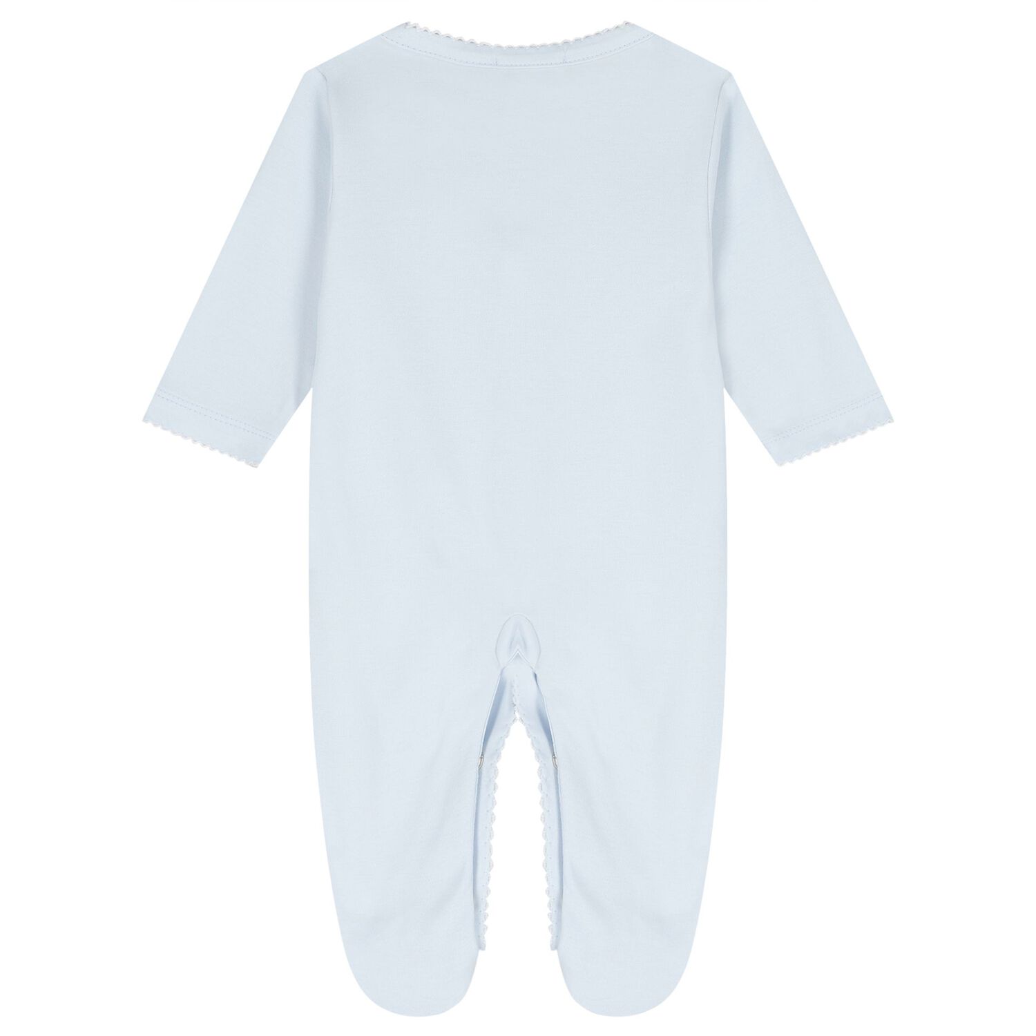 Baby Boys Blue Just Giraffe Babygrow, 1, hi-res