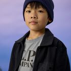 تيشيرت أولاد بالشعار باللون الكاكي, 2, hi-res