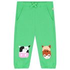 Younger Boys Green Animals Tracksuit, 1, hi-res