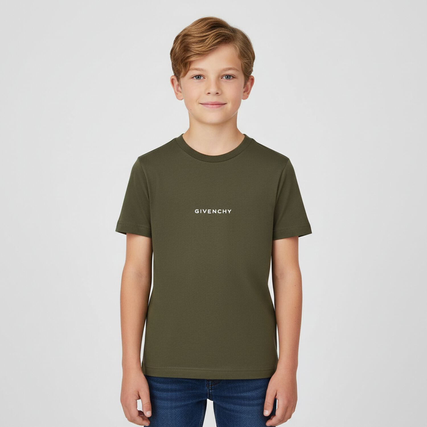 Khaki Logo T-Shirt, 2, hi-res