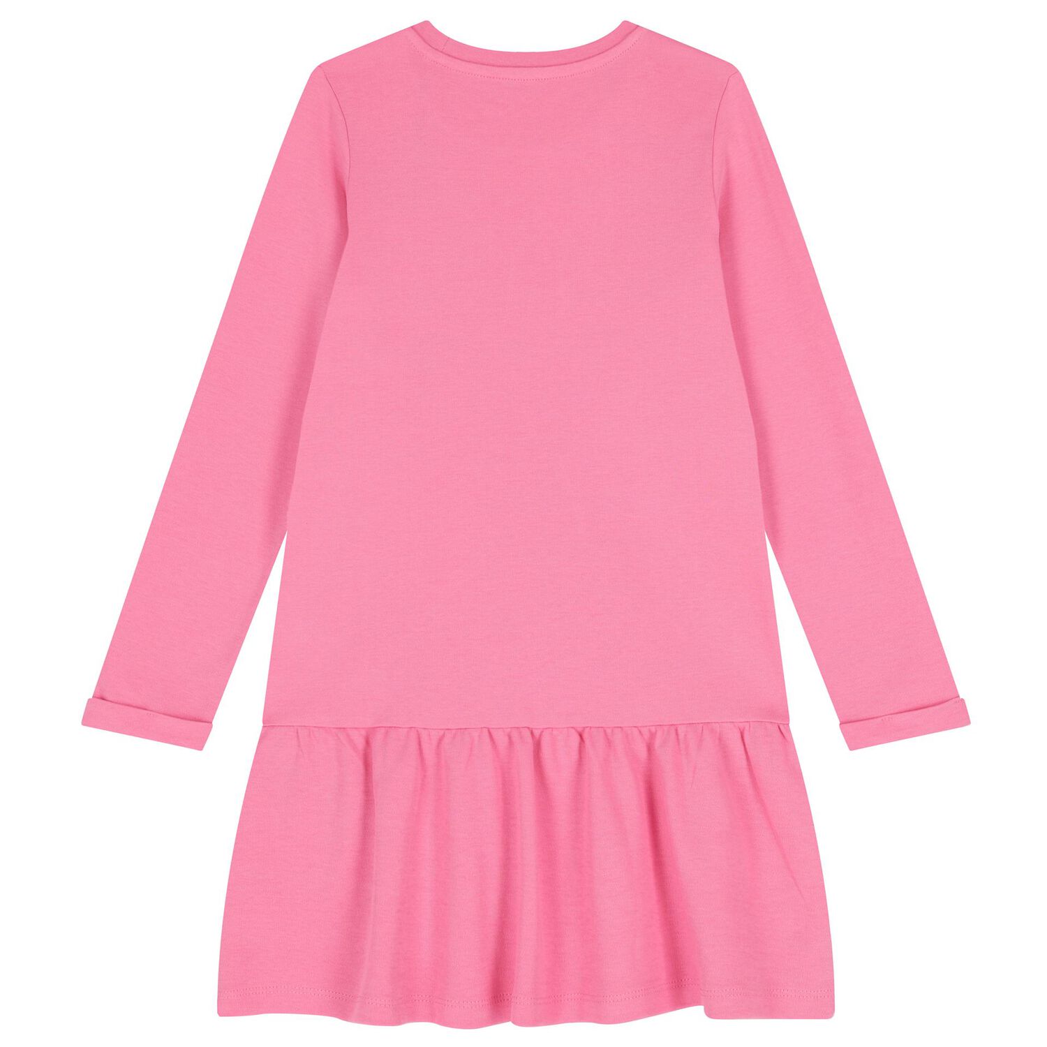 Girls Pink Logo Dress, 5, hi-res image number null