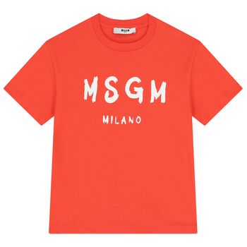 تيشيرت بالشعار باللون الاحمر 