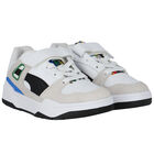 Boys White Slipstream Trash Talk AC PS Trainers, 1, hi-res