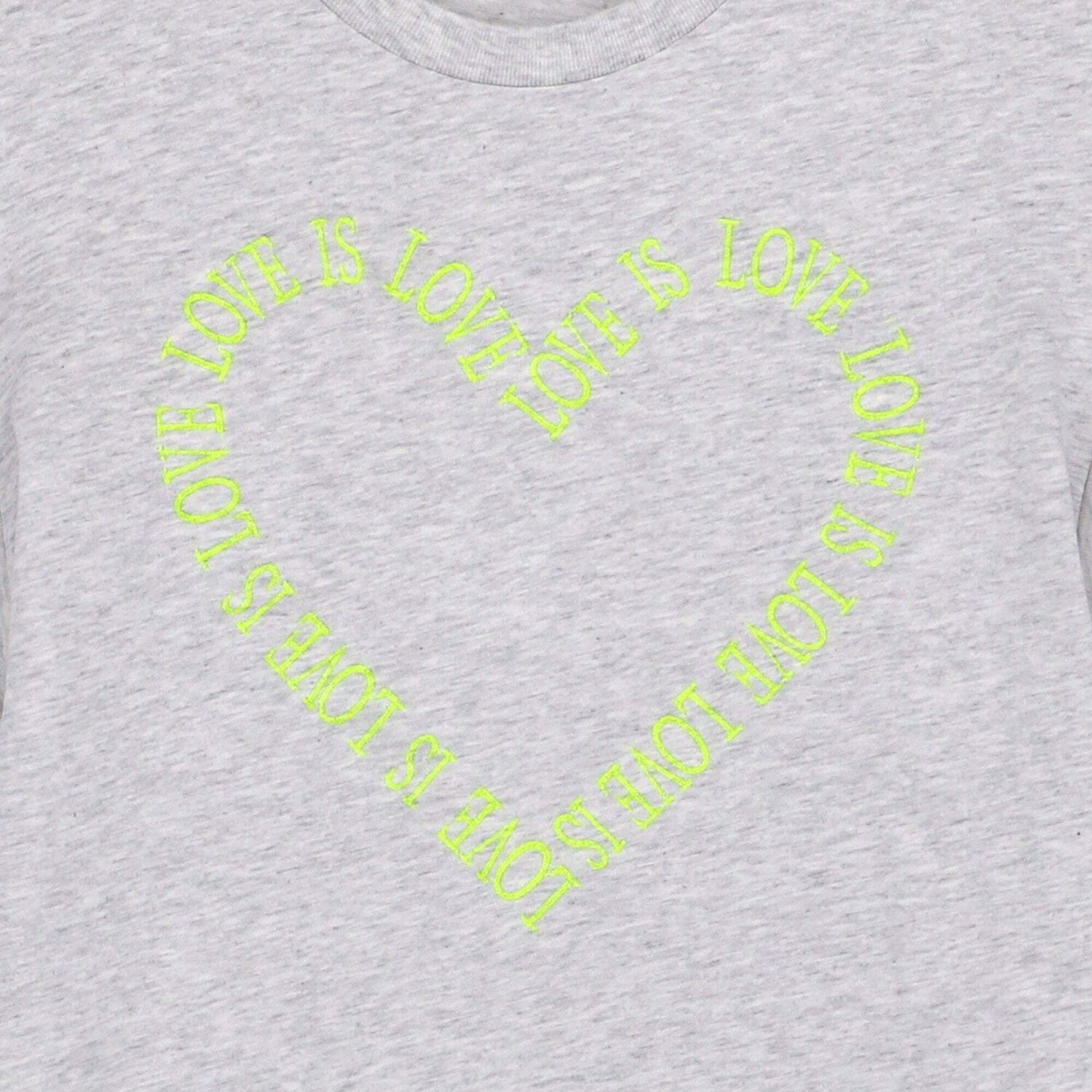 فستان تيشيرت بناتي مطرز باللون الرمادي, 1, hi-res image number null