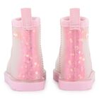 Girls Pink Sequin Logo Boots, 1, hi-res
