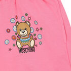 شورت بشعار تيدى باللون الوردى للبنات, 1, hi-res