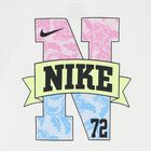 تيشيرت للبنات بالشعار باللون الأبيض, 1, hi-res