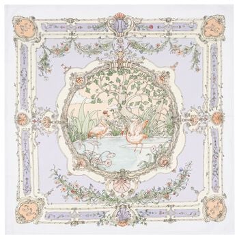 Violet Tapestry Swaddle Carr&eacute; Baby Blanket