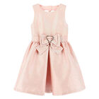 Girls Blush Pink Glitter Dress, 1, hi-res