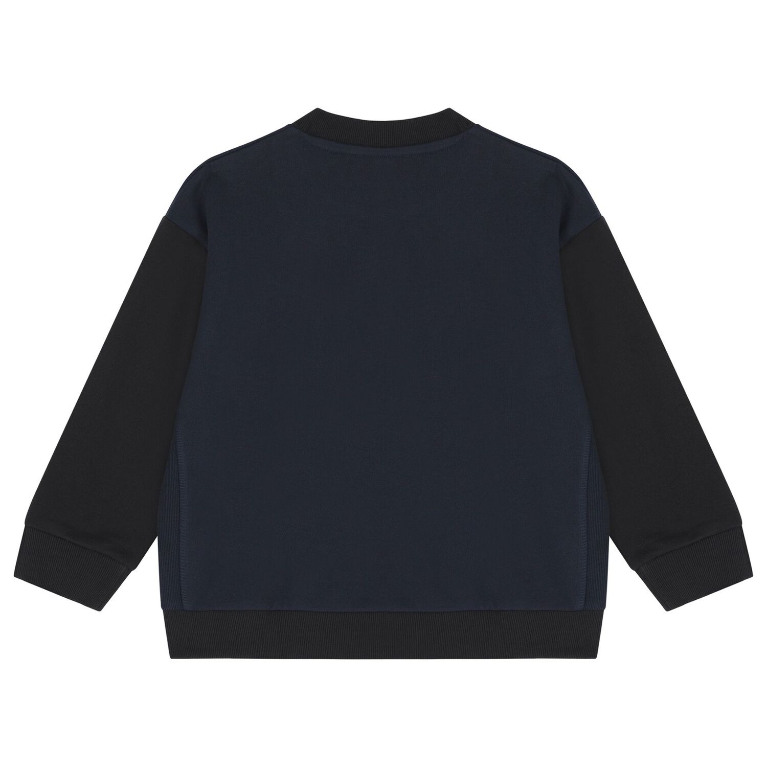 Boys Navy Blue Logo Sweatshirt, 1, hi-res