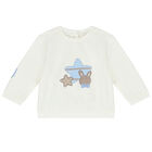 بدلة رياضية أولاد باللون الأزرق والعاجي ( 2 قطع), 1, hi-res