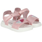 صندل برسمة القلوب باللون الابيض و الوردي الذهبي , 1, hi-res