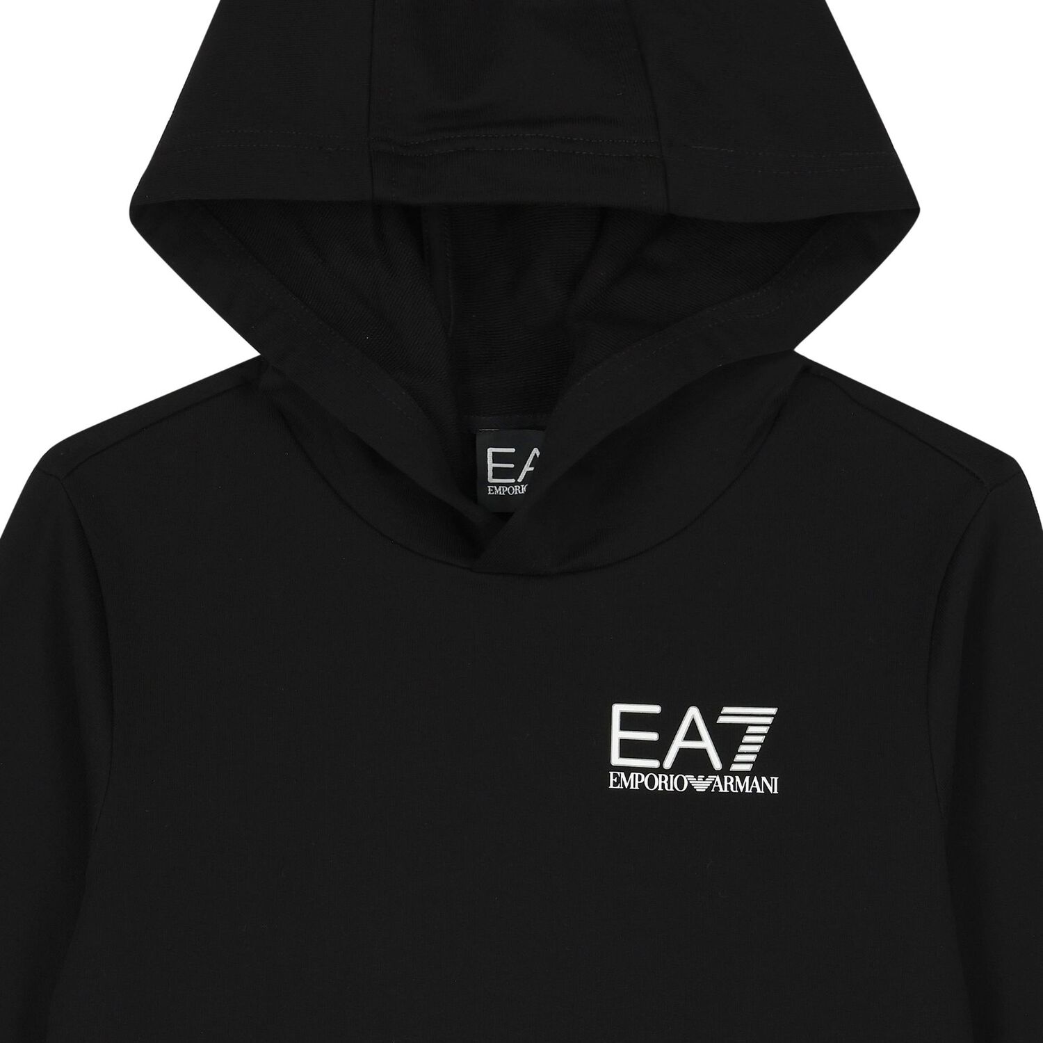 سويت شيرت أولاد بالشعار باللون الأسود, 2, hi-res