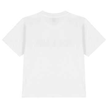 قميص أسود بشعار للأولاد