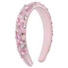 Girls Pink Embellished Headband, 1, hi-res
