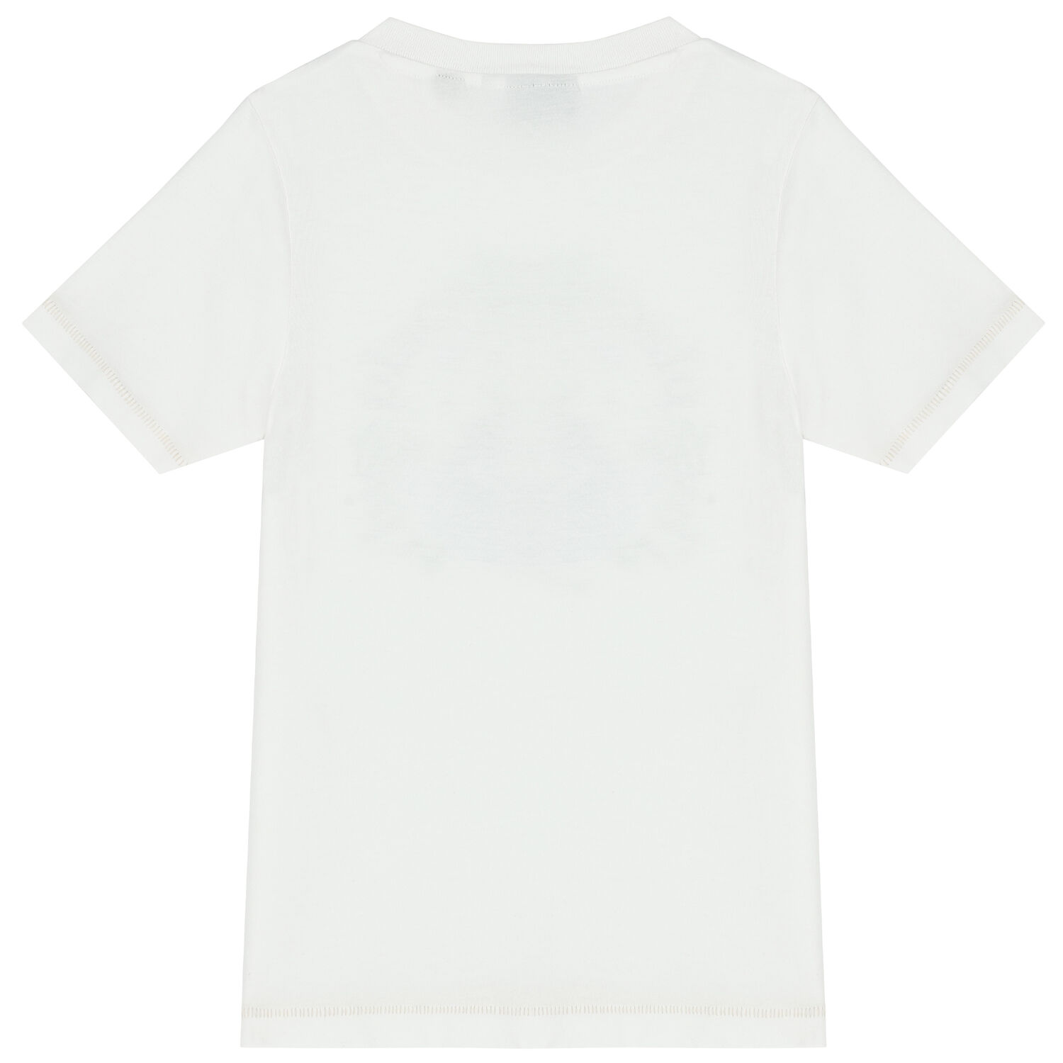 Boys White Globe Print Logo T-Shirt, 1, hi-res